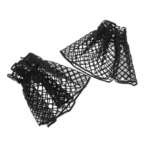 BESPORTBLE Abnehmbare Rüschentaschen für Damen Dekorative Fake Ärmel Mesh Design Manschetten für Formelle Anlässe Freizeitmode Atmungsaktiv BESPORTBLE Abnehmbare Rüschentaschen für Damen Dekorative Fake Ärmel Mesh Design Manschetten für Formelle Anlässe Freizeitmode Atmungsaktiv von BESPORTBLE