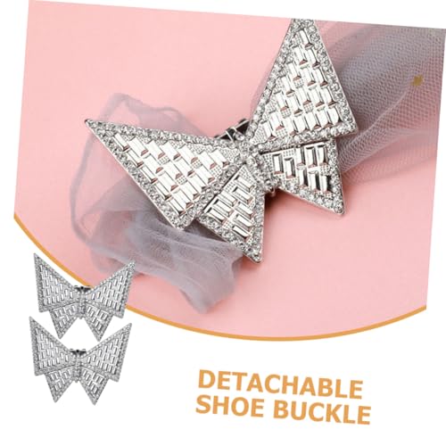 BESPORTBLE Abnehmbare Schuhclips mit Funkelnden Strasssteinen Hochzeitsschmuck für Pumps und High Heels Modische Schuhverzierung Glamouröse Schuhblenden für Brautschuhe von BESPORTBLE