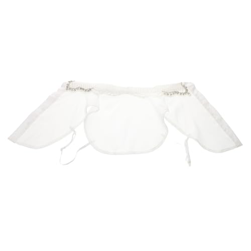 BESPORTBLE Falscher Abnehmbarer Hemdkragen Strass-halbhemd Polyester-kragen Für Pullover Jacken Mäntel Outfit Vielseitig Kombinierbar von BESPORTBLE