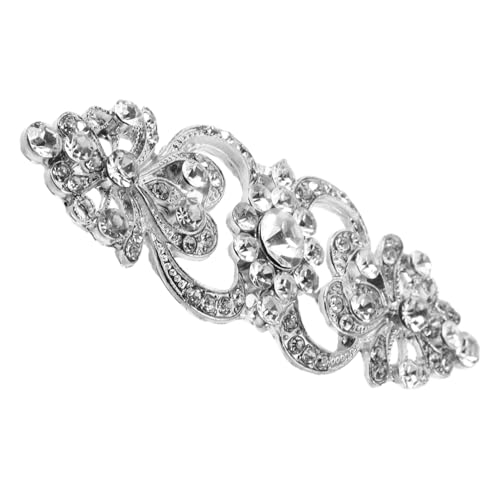 BESPORTBLE Alloy Brosche mit Strass und Perlen Stilvolle Anstecknadel für Pullover Schals und Kleider Modisches Schmuckaccessoire für Damen Langlebig Leicht und Komfortabel für Alltag und von BESPORTBLE