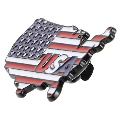 BESPORTBLE Amerikanisches Flaggenabzeichen Patriotische Stifte Vereinigt Winken Bruststift Uns Fahnen Land Anstecknadel Für Männer Dekorationen Anstecknadel Zum Tag Der Unabhängigkeit Metall von BESPORTBLE