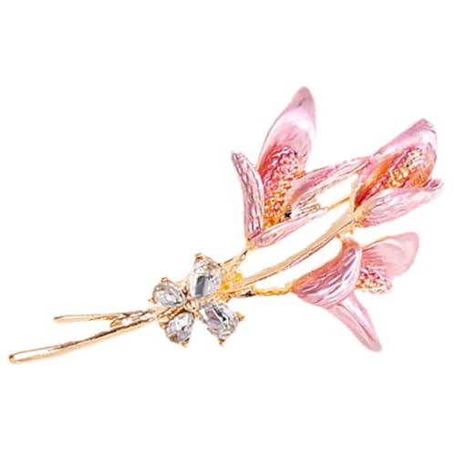 BESPORTBLE Anstecknadel aus Metall Anstecknadel mit Orchidee Stellnadel abstecknadeln bescherung weihnachten kleider Broschen und Anstecknadeln für Damen Schalbrosche Legierung von BESPORTBLE