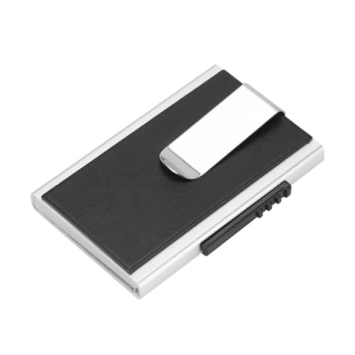 BESPORTBLE Anti-Diebstahl-Kartenpaket Brieftasche Aluminiumlegierungshalter Diebstahlsicherung Kreditnehmer Schwarz von BESPORTBLE