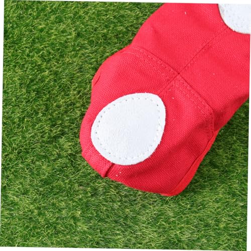 BESPORTBLE Anti rutsch Ballettschuhe mit Elastischem Band Leichte Tanzschläppchen für Damen und Flexible Ledersohle Geeignet für Yoga Ballett Traditionellen und Modernen Tanz Rot von BESPORTBLE