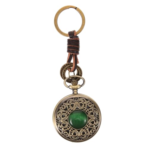 BESPORTBLE Antike Taschenuhr Herren Damen Vintage Design Präzise Quarzuhr Kompakt Leicht Tragbar Klassischer Schlüsselanhänger Stilvoll für Retro Look und Alltag Geeignet von BESPORTBLE