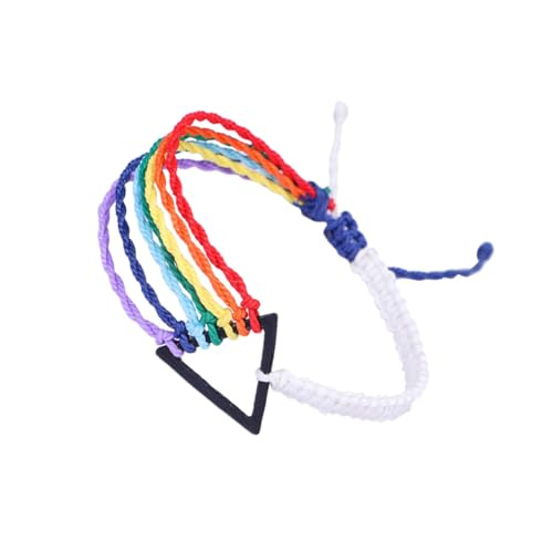 BESPORTBLE Mehrfarbiges Seilarmband Liebhaberarmband Dekor Männliches Frauenarmband Armband Für Liebhaber Mode Gewebtes Armband Geschenk Für Weihnachten Valentinstag von BESPORTBLE