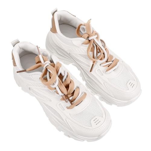 BESPORTBLE Atmungsaktive Damen Sneaker Leichte Sportschuhe mit Rutschfester Flexibler Sohle Strapazierfähig und Modisch für Training Fitness und Alltag Bequeme Fitnessschuhe mit Mesh von BESPORTBLE