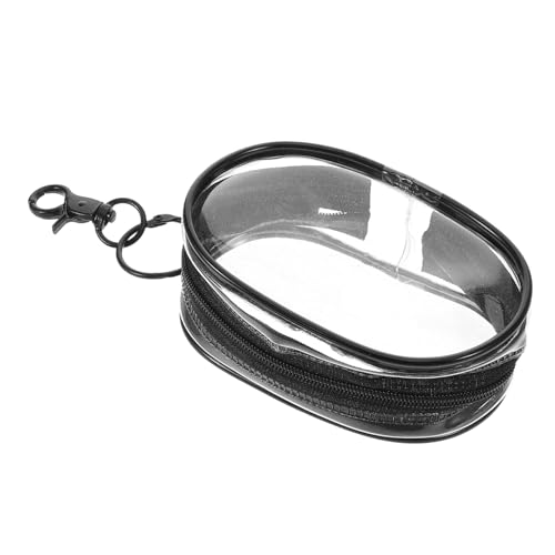 BESPORTBLE Transparente Schlüsselanhänger-geldbörse Mit Reißverschluss Mini-Armband-Tasche Aus Strapazierfähigem PVC wasserdichte Aufbewahrungstasche Für Kabel Münzen Und Kleiner von BESPORTBLE