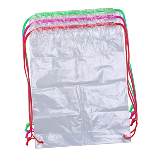 BESPORTBLE Transparenter Kordelzugbeutel Aus Wasserabweisendem Material Groß Genug Für Digitalkamera, Wasserflasche, Geldbörse, Schlüssel, Handy, Hut, Sonnenbrille Und Weitere von BESPORTBLE