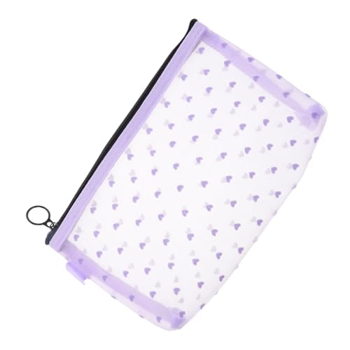 BESPORTBLE Transparente Make-up-Tasche Aus Nylonnetz Kleine Reise-kulturtasche Für Damen Netztasche Zum Organisieren Von Kosmetika Karten Und Münzen Für Reisen Camping Und Fitness Leicht von BESPORTBLE