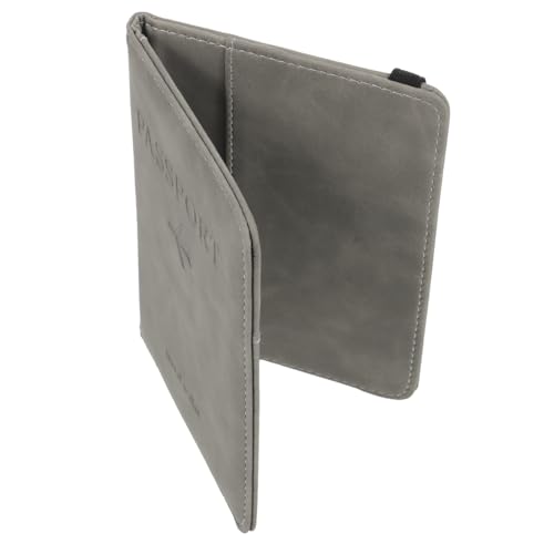 BESPORTBLE Reisepasshülle Aus Pu-Material Mit Kartenetui Und Dokumentenhalter Für Passport Bankkarten Und Ausweise Unisex Reisepass-Organizer Mit Stabilem Seil von BESPORTBLE
