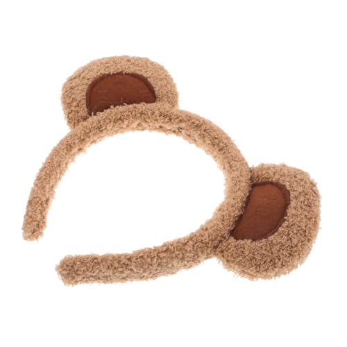 BESPORTBLE Kuschelige Bärenohren Haarreif Für Frauen Und Mädchen Flauschiges Tierkopfschmuck Für Karneval Und Partys Niedliches Accessoire Für Kostüm Und Elastisch von BESPORTBLE