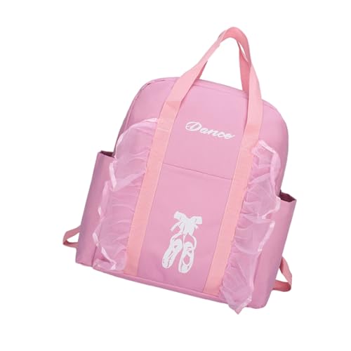 BESPORTBLE Ballett Rucksack für Mädchen Verstellbare Tanz Tasche für Ballett Alltag Leuchtendes Design Rosa für Schule Strand Freizeit von BESPORTBLE