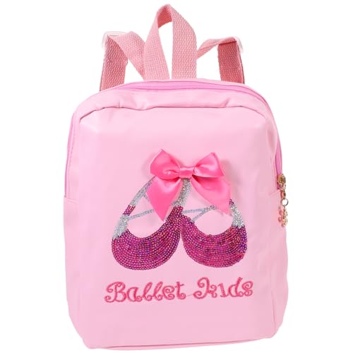 BESPORTBLE Ballett Tasche Für Mädchen Tanz Schultasche Pailletten Verziert Rucksack Mit Verstellbarem Schultergurt Und Ausreichend Stauraum Für Tanzbekleidung Und Accessoires von BESPORTBLE