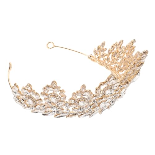 BESPORTBLE Barock Damen Strass Tiara Hochzeits Haarschmuck Leicht Elegant Vielseitig Für Hochzeit Geburtstag Festliche Anlässe von BESPORTBLE