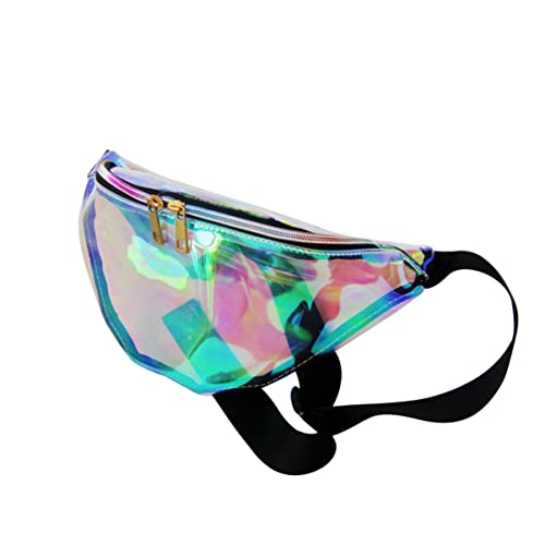 BESPORTBLE Transparente Bauchtasche Für Damen Sporttasche Strandtasche Hüfttasche Mit Reißverschluss Verstellbarer Gürtel Zur Aufbewahrung Von Handy Schlüsseln Kleingeld Für Laufen Radfahren von BESPORTBLE