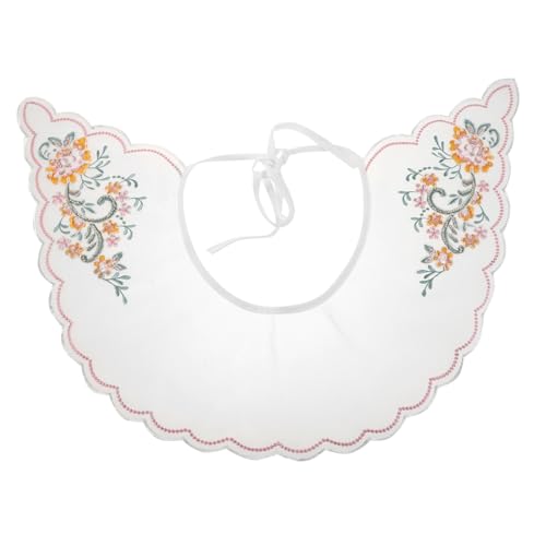 BESPORTBLE Bestickter Abnehmbarer Fake Kragen für Damen Eleganter Blumen Schal als Vielseitiges Modeaccessoire für Arbeit Partys und Formelle Anlässe von BESPORTBLE