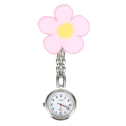BESPORTBLE Krankenschwesteruhr Mit Clip Taschenuhr Im Blumen-Design Quarzwerk Für Präzise Zeitmessung Langlebige Materialien Familie Und Freunde BESPORTBLE Krankenschwesteruhr Mit Clip Taschenuhr Im Blumen-Design Quarzwerk Für Präzise Zeitmessung Langlebige Materialien Familie Und Freunde von BESPORTBLE