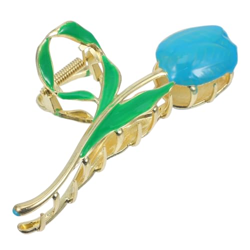 BESPORTBLE Blumen Haarklammern Mit Tulpenblüte Einfach Zu Tragen Für Damen Und Mädchen Robustes Material Für Dünnes Und Dickes Haar von BESPORTBLE