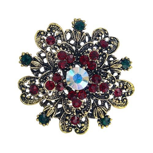 BESPORTBLE Blumenbrosche Broschen Für Kleidung Kleidungsverzierung Retro-bruststift Strass-bruststift Kleidung Accessoires Blumencorsage Dame Corsage Strasssteine von BESPORTBLE