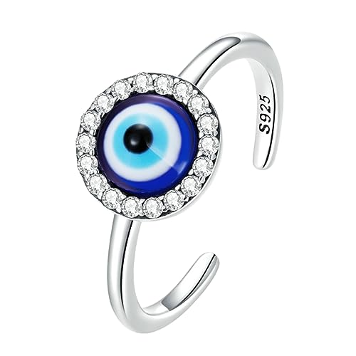 BESPORTBLE Böser Augenschmuck Verstellbarer Ring mit Zirkonia für Frauen Modischer Wrap Ring für Besondere Anlässe Täglichen Gebrauch von BESPORTBLE