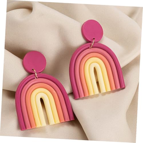 BESPORTBLE Bohemian Dangle Ohrringe für Damen Leichte Geometrische U förmige Soft Clay Ohrhänger Stilvolle Boho Schmuckaccessoires Langlebig und Bequem für Alltag und Party BESPORTBLE Bohemian Dangle Ohrringe für Damen Leichte Geometrische U förmige Soft Clay Ohrhänger Stilvolle Boho Schmuckaccessoires Langlebig und Bequem für Alltag und Party von BESPORTBLE