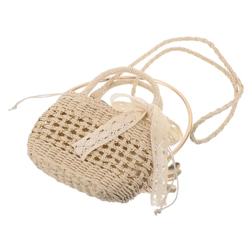 BESPORTBLE Boho Gewebte Umhängetasche: Sommerlich gewebte Tragetasche – Vielseitige Boho-Handtasche für Frauen für Strandtage, Urlaube und den täglichen Crossbody-Gebrauch von BESPORTBLE