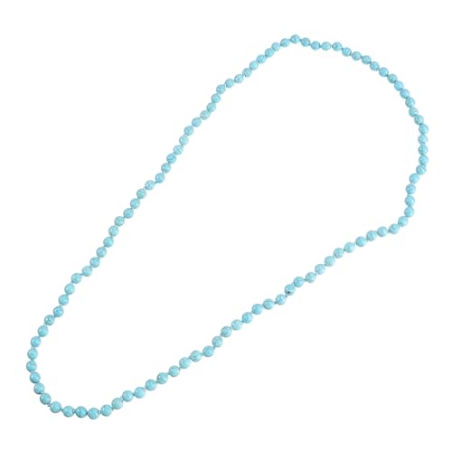 BESPORTBLE Boho Halskette mit Türkisperlen Handgefertigt Lange Damenkette Modischer Schmuck Geschenk für Frauen Stilvoller Bohemian Look von BESPORTBLE