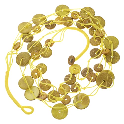 BESPORTBLE Boho Halskette Aus Kokosnussschalenperlen Für Damen Mehrlagig Klobige Holzperlen Halskette Schmuck Für Strand Und Alltag Geschenkidee Für Frauen von BESPORTBLE