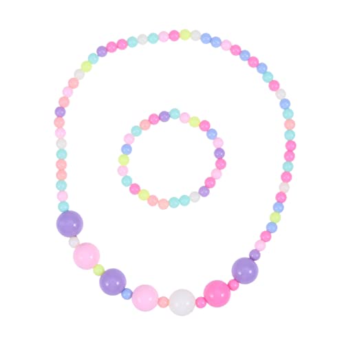 BESPORTBLE Bonbonfarbe Halskette Armband Mädchen Schmuck Mädchen Armband Bonbonfarbener Schmuck Mädchen Halskette BESPORTBLE Bonbonfarbe Halskette Armband Mädchen Schmuck Mädchen Armband Bonbonfarbener Schmuck Mädchen Halskette von BESPORTBLE