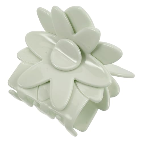 BESPORTBLE Blumen-haarspangen Große Haarklammern -haarspangen Matte Haarklammern Halt Kieferklammern Für Dickes Dünnes Haar Für Frauen Und Mädchen Hellgrün von BESPORTBLE