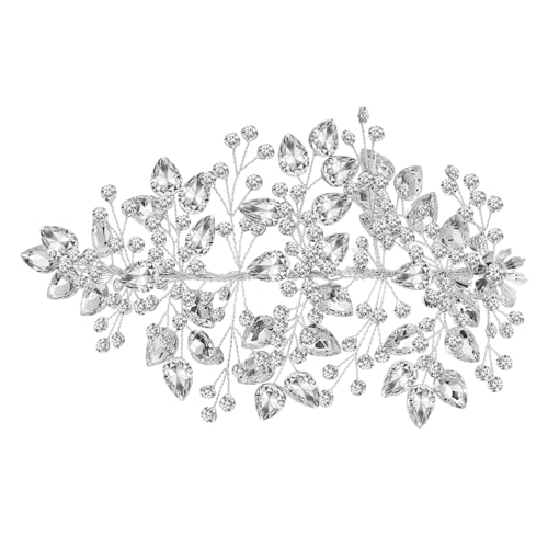 BESPORTBLE Braut Haarranke Strass Haarschmuck Hochzeit Kopfschmuck Atemberaubender Braut Kopfschmuck Frauen Haarschmuck Für Besondere Anlässe von BESPORTBLE