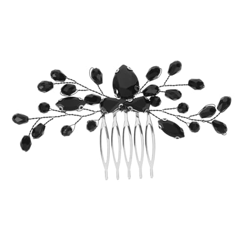 BESPORTBLE Brauthaarspangen für die Hochzeit Brautjungfer Sei ausgefallene Haarkämme Zu haarschmuck Hochzeit Haar Schmuck Formelle Haaraccessoires für Frauen dekorative Haarkämme Kupfer Black von BESPORTBLE