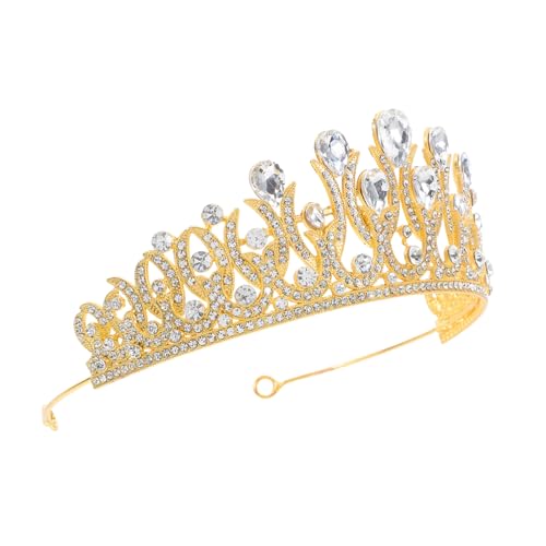BESPORTBLE Hochzeitshaar Schmuck Braut Diademe Und Strasskopfschmuck Brautkopfschmuck Vintage-haarkrone Cosplay-tiara Abschlussball-tiara Für Mädchen von BESPORTBLE