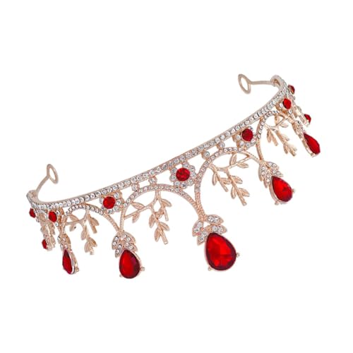 BESPORTBLE Bride Crystal Tiara Hair Accessory Elegant Wedding Headpiece For Bridal Parties Durable And Comfortable Design For Special Occasions von BESPORTBLE