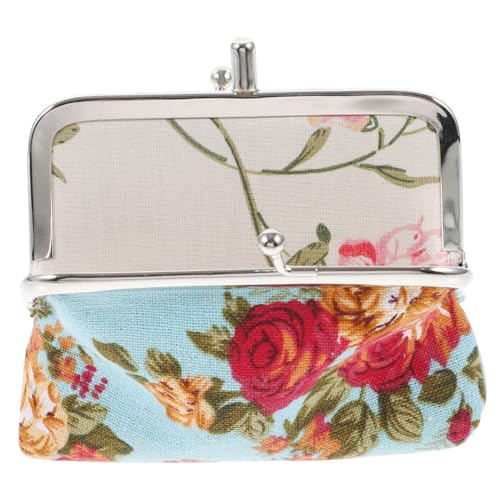 BESPORTBLE Brieftasche Geldbörse Handtaschen Münzbeutel Geldbörse für Frauen Brieftasche mit großer Kapazität Brieftasche klein Portemonnaie kleine Geldbörse Segeltuch Blue von BESPORTBLE