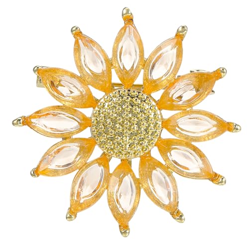 BESPORTBLE Brosche Anstecknadel Damen Vintage Stil Eleganter Blüten Pin als Modisches Accessoire für Mantel Kleid Geschenkidee zu Weihnachten Valentinstag von BESPORTBLE