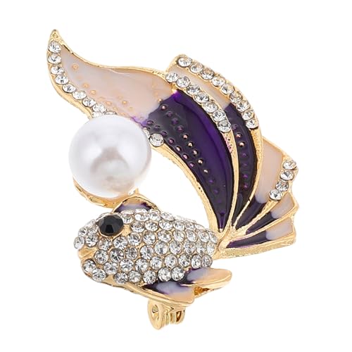 BESPORTBLE Brosche Sittichkäfig Zubehör Fisch Anstecknadel Meeresnadel Meerestier Ornamente Meerestier Shirts Für Frauen Simulierter Anhänger Schmuck Unterwasser von BESPORTBLE