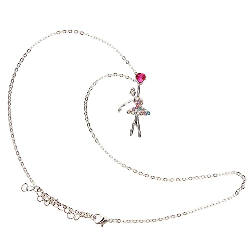 BESPORTBLE Bunte Ballerina Halskette Damen Charm Anhänger Leichtes Schmuckstück Für Alltag Party Mädchen Prom Accessoire BESPORTBLE Bunte Ballerina Halskette Damen Charm Anhänger Leichtes Schmuckstück Für Alltag Party Mädchen Prom Accessoire von BESPORTBLE