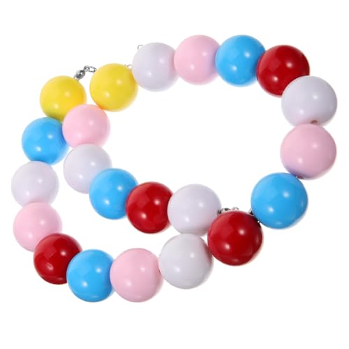 BESPORTBLE Bunte Regenbogen Perlenkette Party Halskette Schmuck für Festival Karneval Kostüm Accessoire Damen Mädchen BESPORTBLE Bunte Regenbogen Perlenkette Party Halskette Schmuck für Festival Karneval Kostüm Accessoire Damen Mädchen von BESPORTBLE