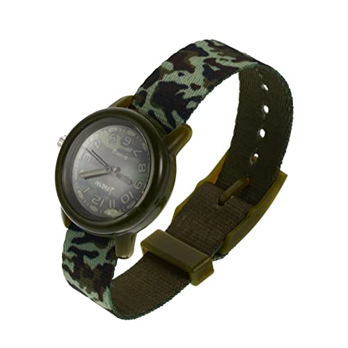 BESPORTBLE Kinderuhr Camouflage Quarzuhr Für Junge Mädchen Mit Klarem Zifferblatt Und Bequemer Tragezeit Cartoon-uhr Als Geburtstags Oder Weihnachts-geschenk von BESPORTBLE