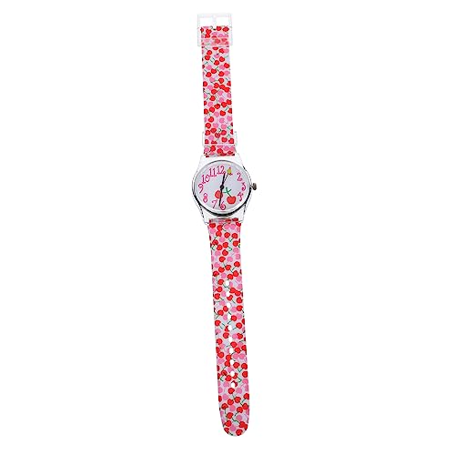BESPORTBLE Cartoon Kinderuhr Mit Kirschmuster Silikon Mädchenuhr Studentenuhr Bequemes Armband Großes Ziffernblatt Zum Ablesen Der Uhrzeit BESPORTBLE Cartoon Kinderuhr Mit Kirschmuster Silikon Mädchenuhr Studentenuhr Bequemes Armband Großes Ziffernblatt Zum Ablesen Der Uhrzeit von BESPORTBLE