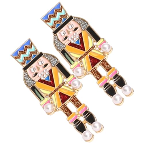 BESPORTBLE Cartoon Nutcracker Ohrstecker Damen Lustige Ohrhänger Leicht Modisch Vielseitig für Party Alltag BESPORTBLE Cartoon Nutcracker Ohrstecker Damen Lustige Ohrhänger Leicht Modisch Vielseitig für Party Alltag von BESPORTBLE