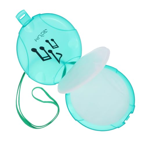 BESPORTBLE Cd Aufbewahrungstasche Runde Cd Box aus Strapazierfähigem Material Elegante DVD Organizer für Zuhause und Reisen Vielseitige Diskspeicherung Lösung von BESPORTBLE