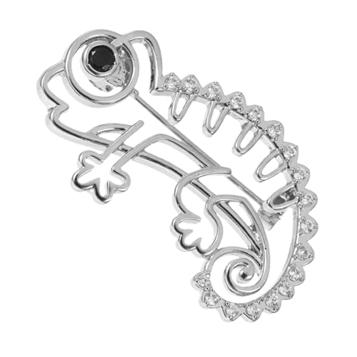BESPORTBLE Chamäleon Brosche Schal Anstecknadel Anzug Kragen Anstecknadel Verwandlungs Drachen Brosche Chamäleon Accessoires Metall Broschennadeln Tier von BESPORTBLE