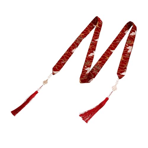 BESPORTBLE Chinesischer Haarschmuck Damen Haarband mit Quaste Blaues DIY Geflochtenes Haarband für Alltag Hochzeit Party Traditioneller Haarschmuck für Frauen und Mädchen Vielseitiges von BESPORTBLE