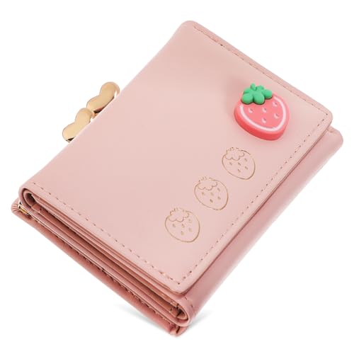 BESPORTBLE Clutch Aus Leder Für Damen – Lustiges Obstmuster Reißverschluss Kompakte Geldbörse Für Den Täglichen Gebrauch von BESPORTBLE