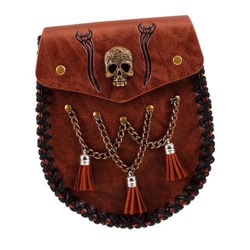 BESPORTBLE Mittelalterliche Gürteltasche Aus Pu- Für Partys Und Festivals Renaissance Geldbörse Als Hüfttasche Für Cosplay Und Dekoration von BESPORTBLE
