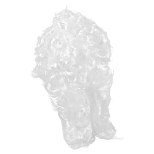 BESPORTBLE Richterperücke Für Auftritte Cosplay-perücke Für Männer Anwaltsperücke Aus Kunsthaar Perücke Für Partys Weiße Perücke Für Cosplay Für Maskenbälle von BESPORTBLE