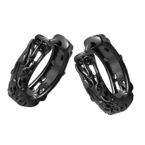 BESPORTBLE Creolen Ohrringe Hip Hop Stil Langlebig Stilvoll Schmuckaccessoire für Männer und Frauen Alltag und Events von BESPORTBLE